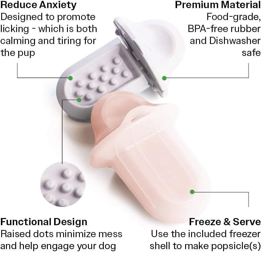 Groov Crate Training Aid for Puppies and Nervous Dogs, Calming Lick Mat