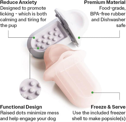 Groov Crate Training Aid for Puppies and Nervous Dogs, Calming Lick Mat