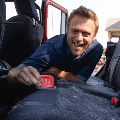 Lilly Brush Mini Pet Hair Detailer, Reusable Fur Remover for Car Interior