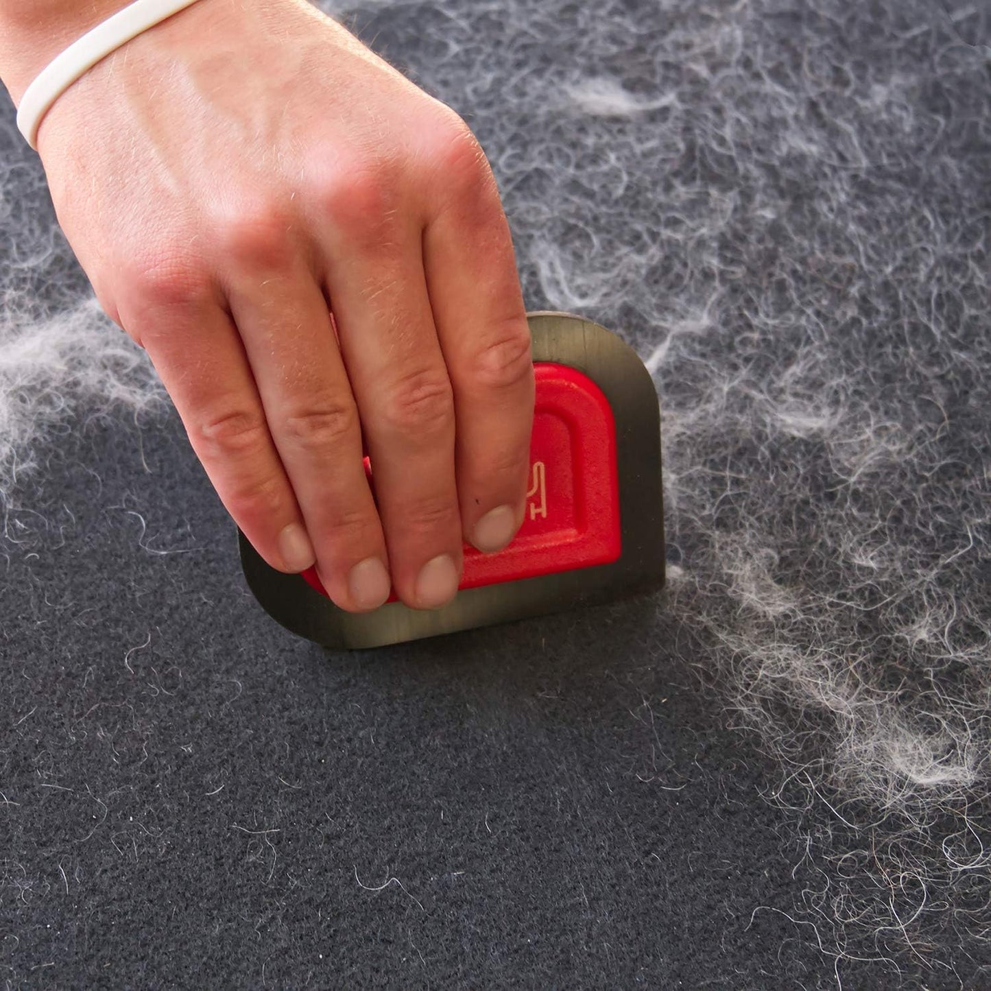 Lilly Brush Mini Pet Hair Detailer, Reusable Fur Remover for Car Interior