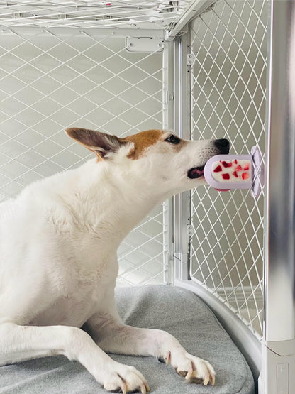 Groov Crate Training Aid for Puppies and Nervous Dogs, Calming Lick Mat