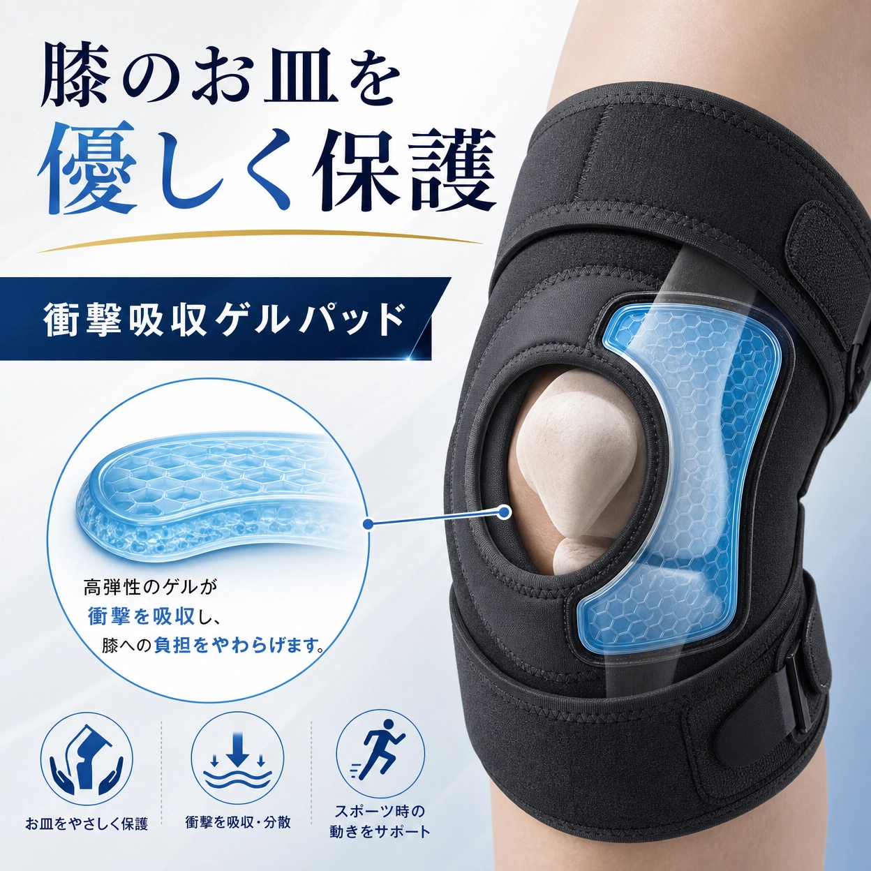 膝ダイヤルサポーター